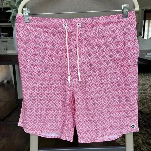 NWT- Johnnie- O Kitts Swim/Boardshort, Size-medium, Color- Sun Kissed - Picture 1 of 4